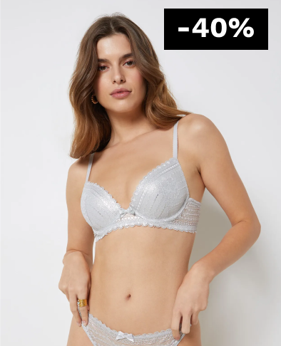 Bra No. 2 - Plunge Push-Up Bra PANAMA