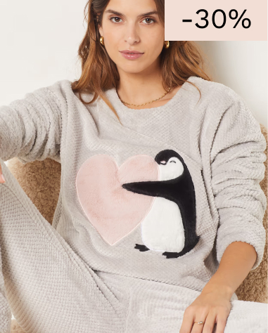 Penguin Fleece Sweatshirt  NATTY